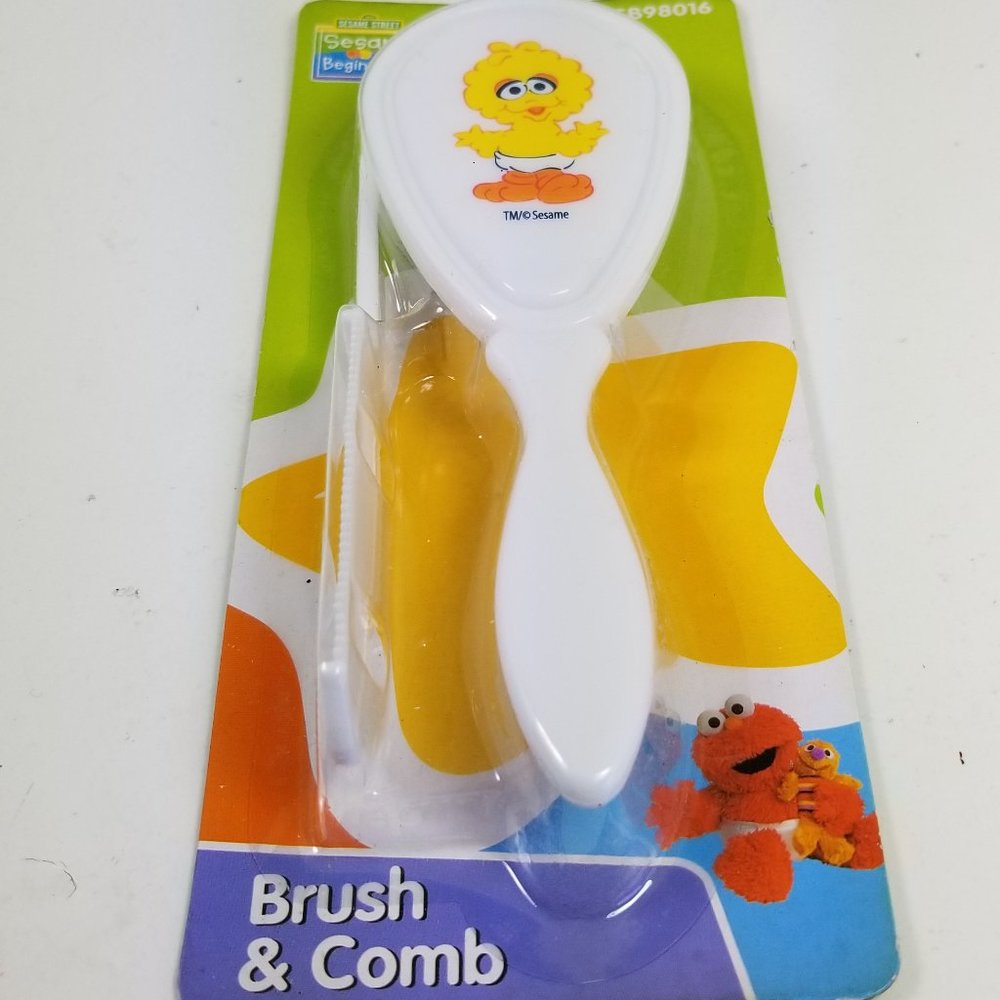 Big bird comb and brush set